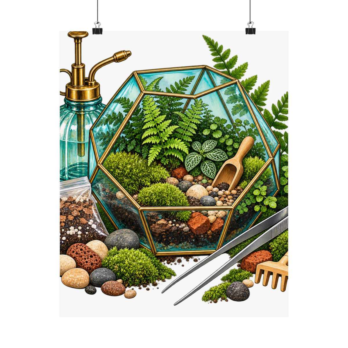 Fern Terrarium Building Workshop Poster