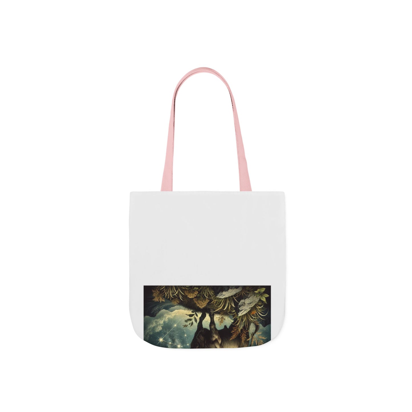 Taurus Bull Constellation Celestial Canvas Tote Bag