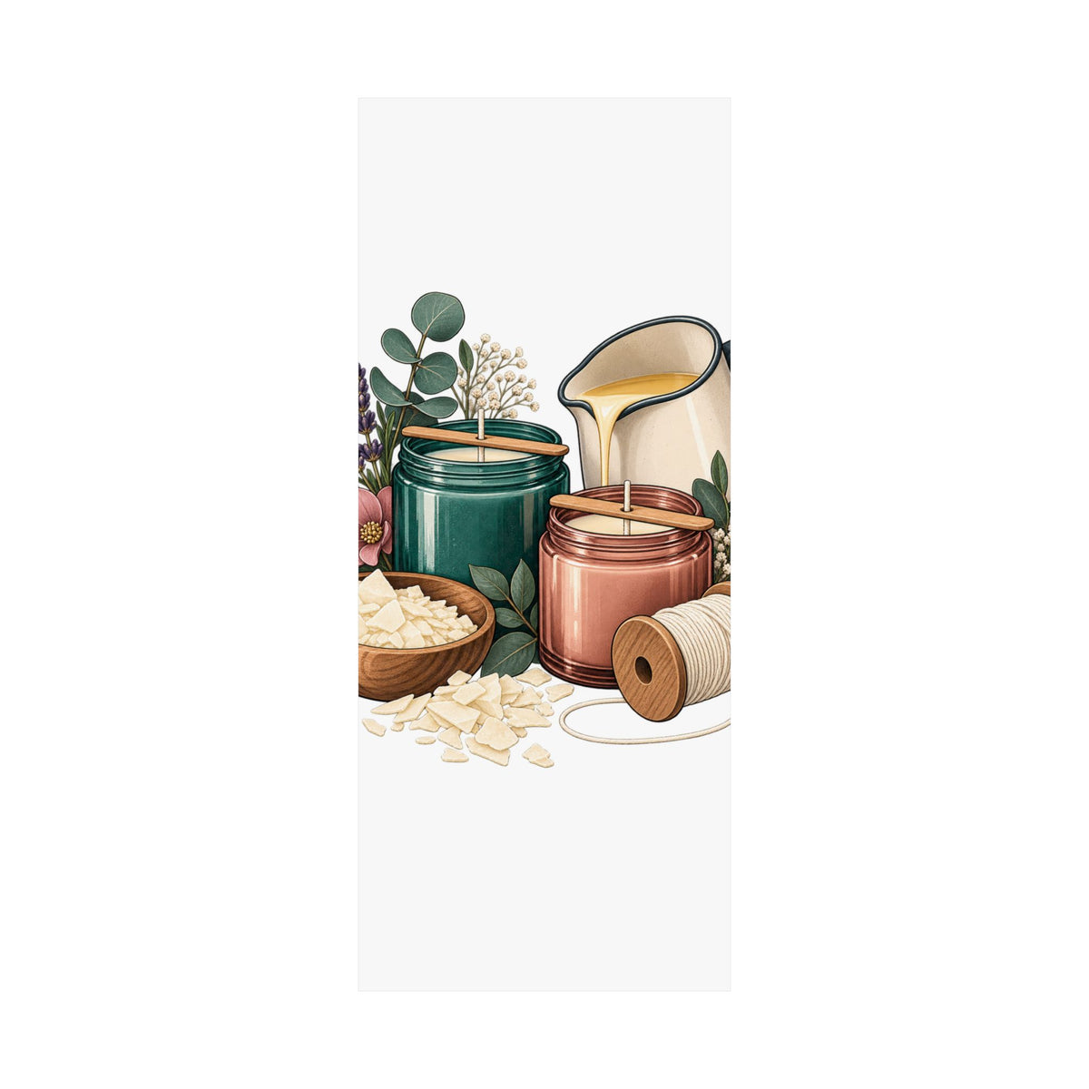 Artisan Candle Making Workshop Poster