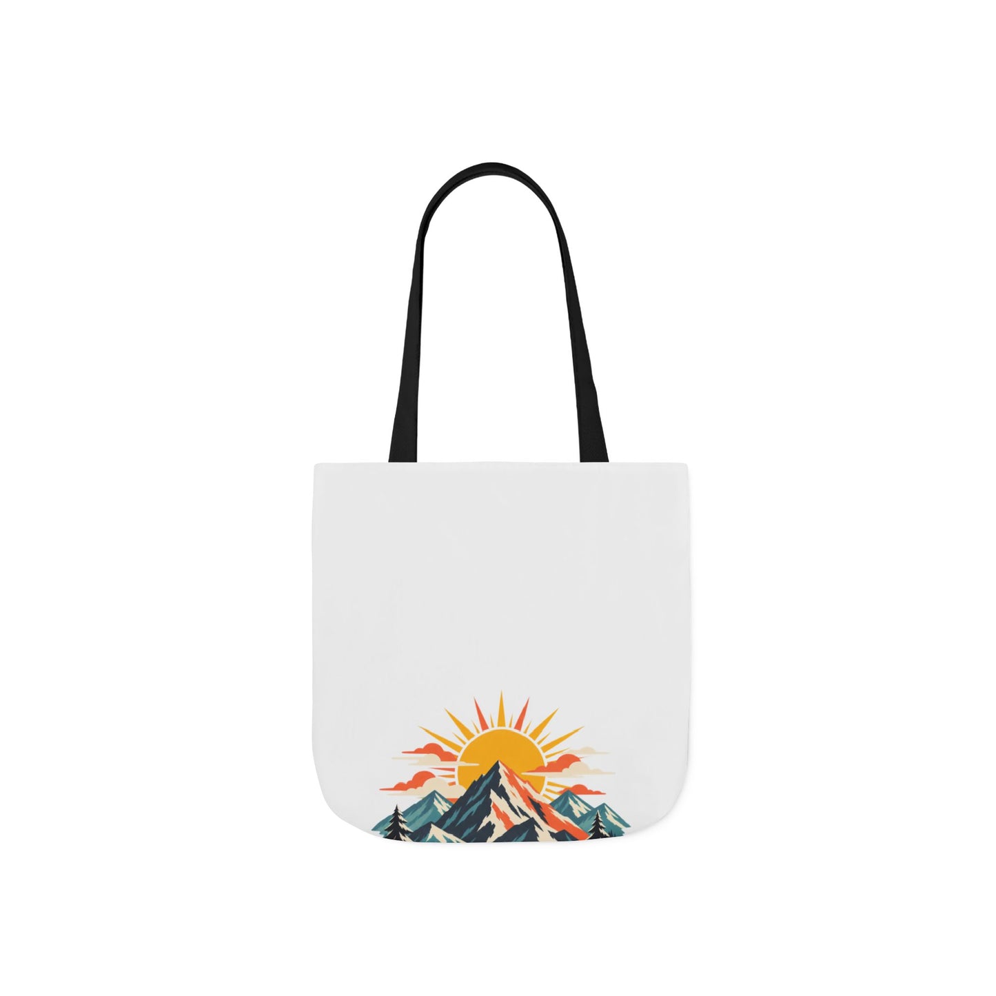Alpine Sunrise River Mountain Adventure Tote Bag