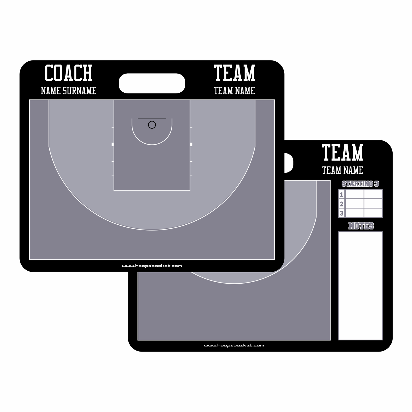 Custom 3x3 Basketball Magnetic Coaching Board 15.7'' x 12.6'' / 40 cm x 32 cm