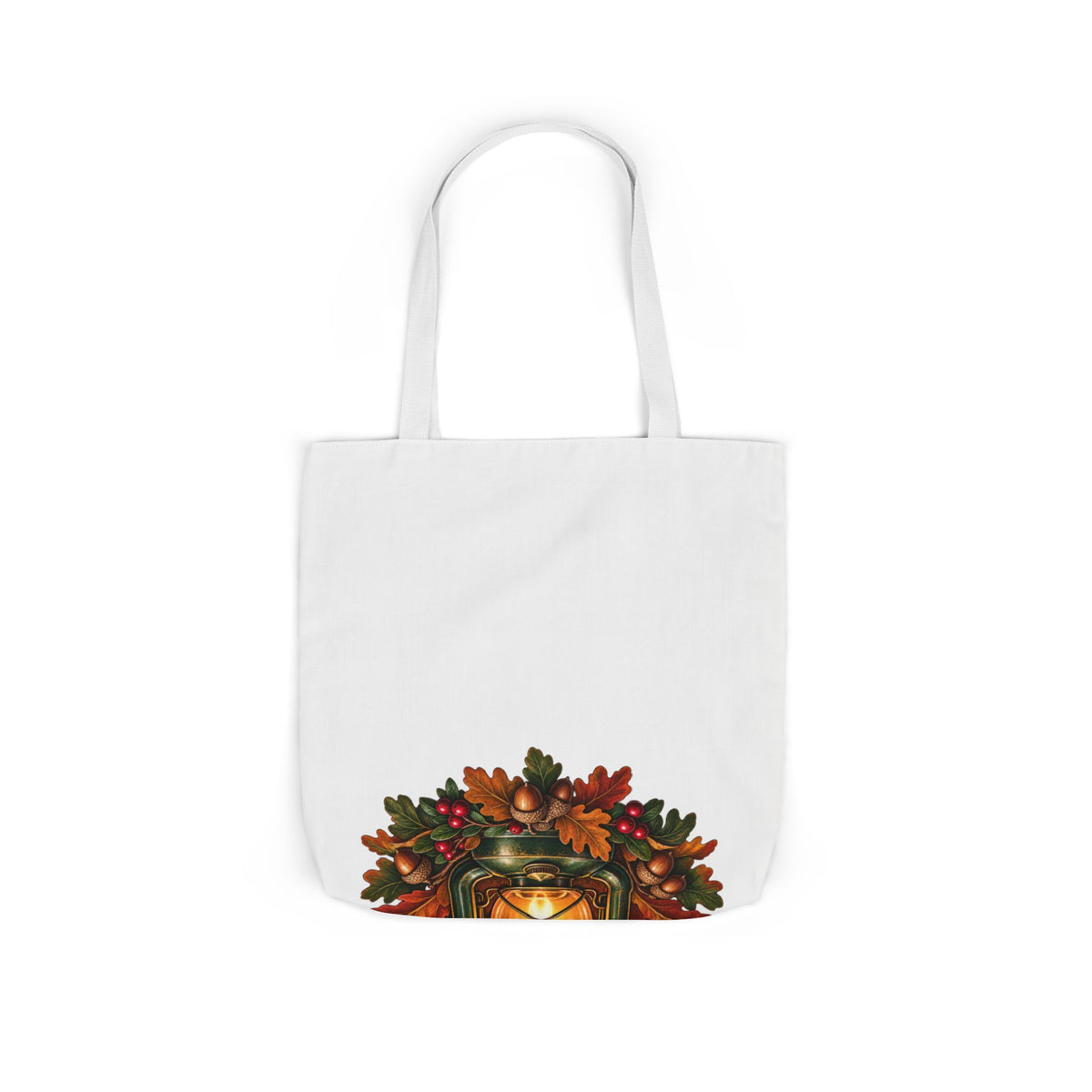 Autumn Oak Lantern and Acorns Tote Bag