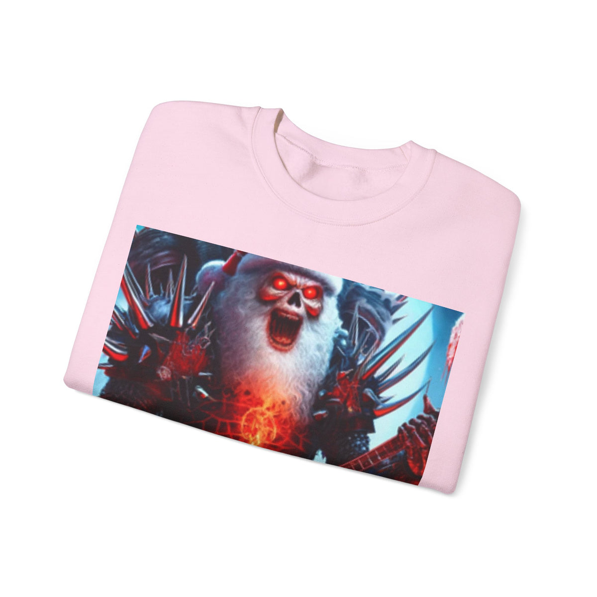 Heavy Metal Santa Holiday Concert Dark Sweatshirt