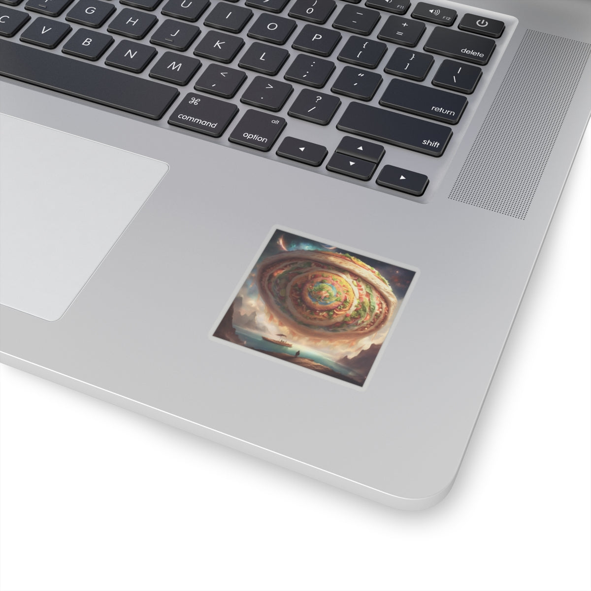 Cosmic Taco Portal Surreal Food Fantasy Art Sticker