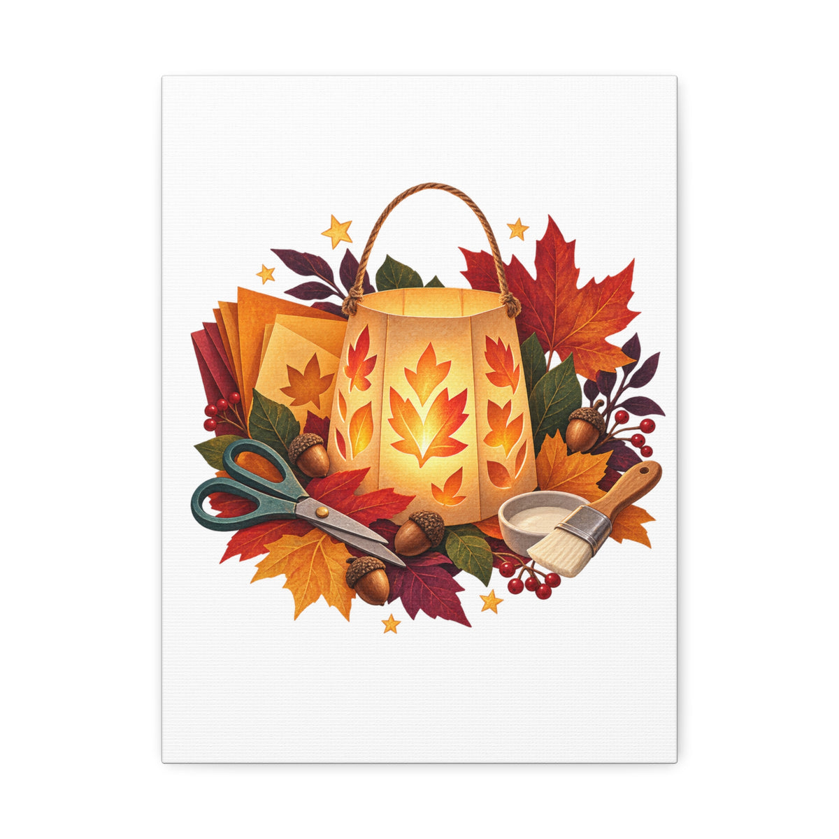 Autumn Lantern Making Workshop Canvas