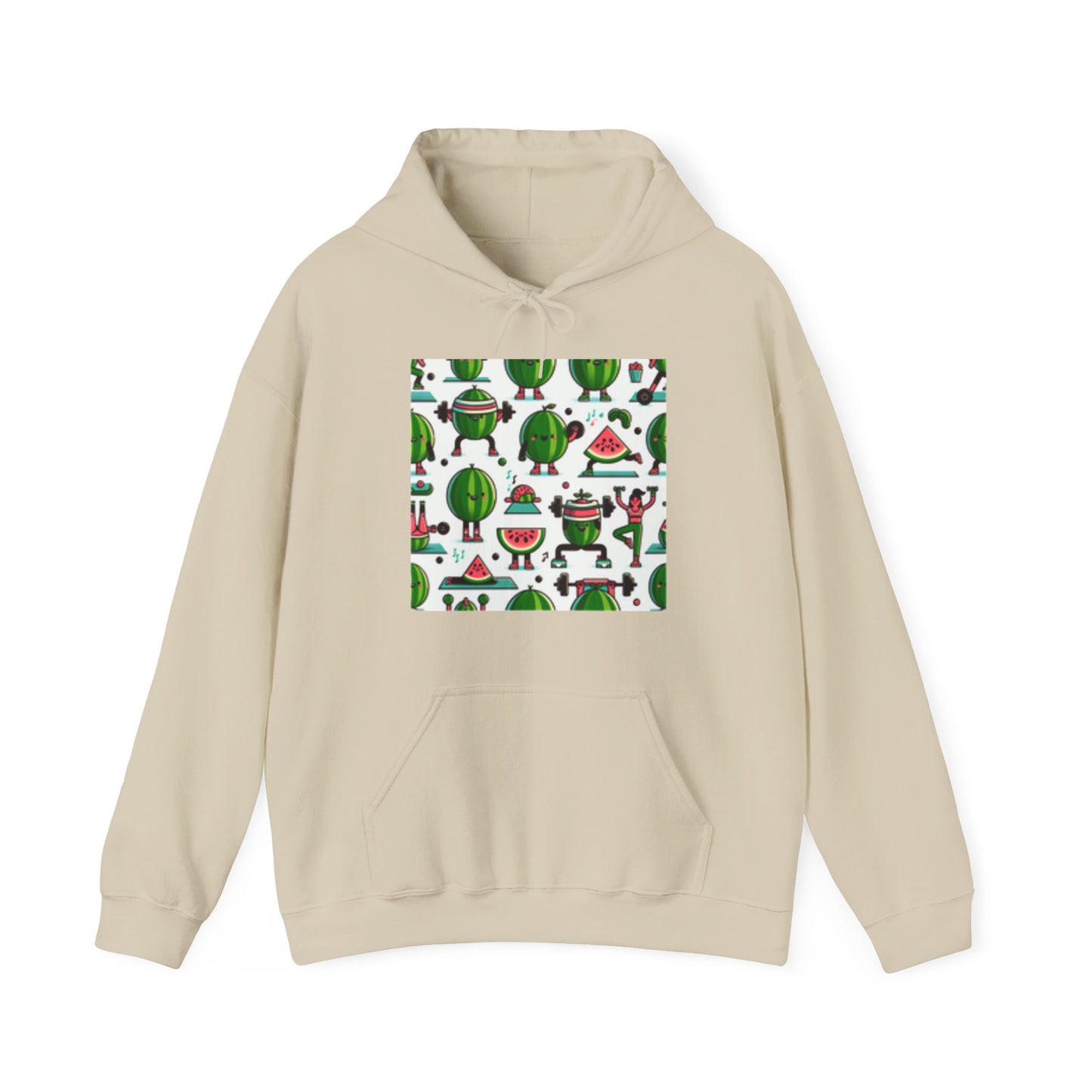 Watermelon Workout Club Cute Food Fitness Graphic Hoodie