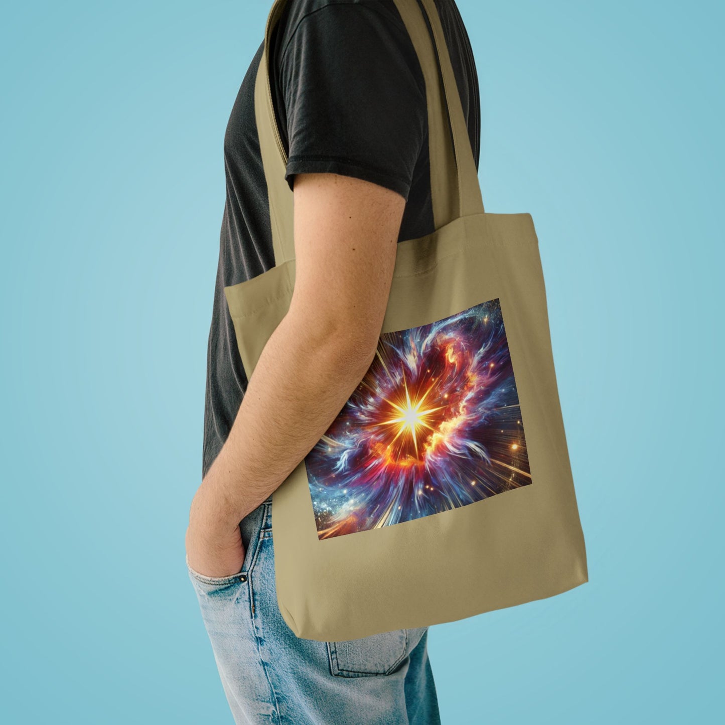 Cosmic Starburst Energy Abstract Space Tote Bag Astronomy Gift