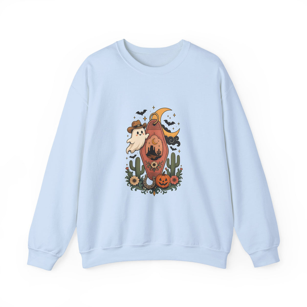 Haunted Desert Keytag Ghost Halloween Sweatshirt