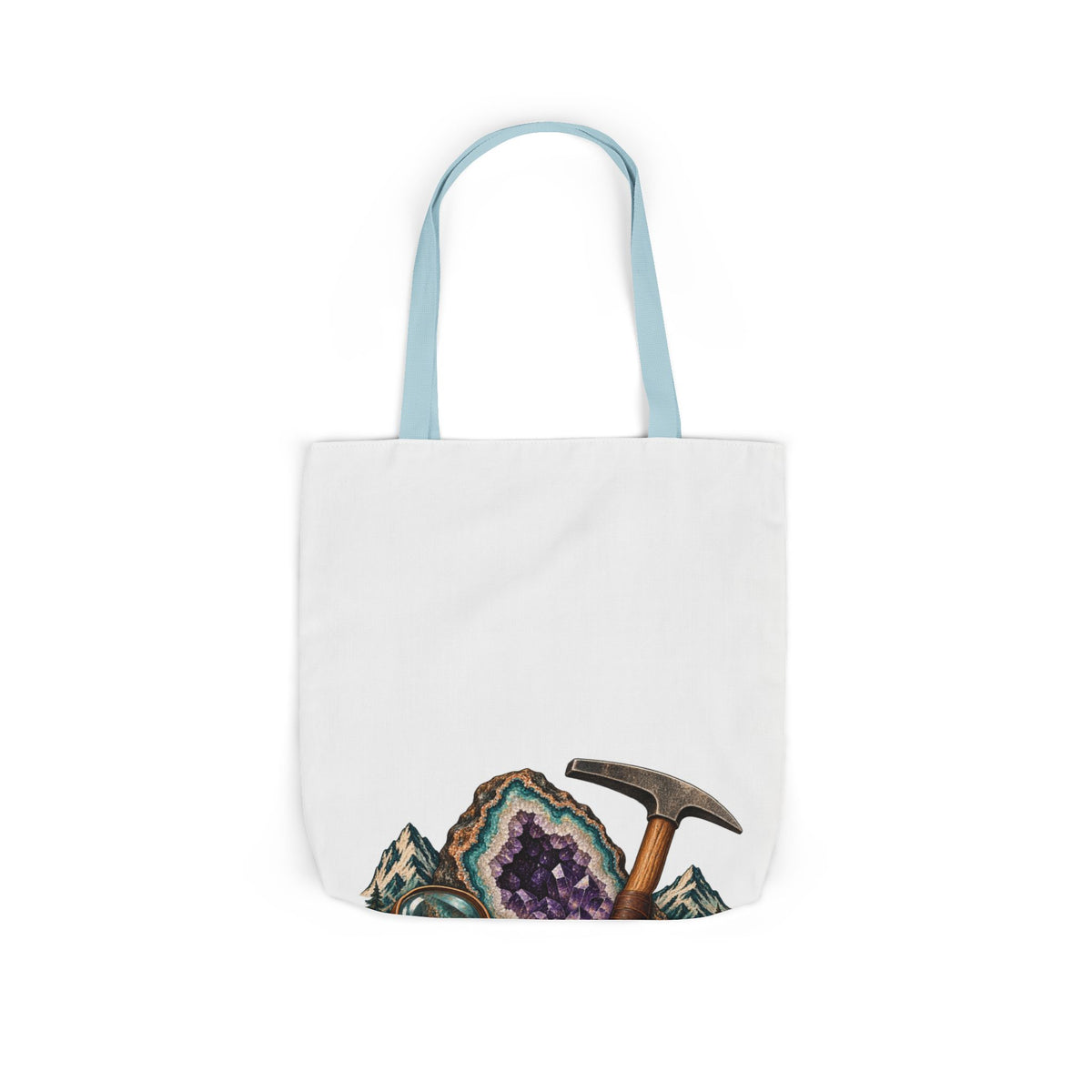 Vintage Geode and Rockhounding Field Kit Tote Bag