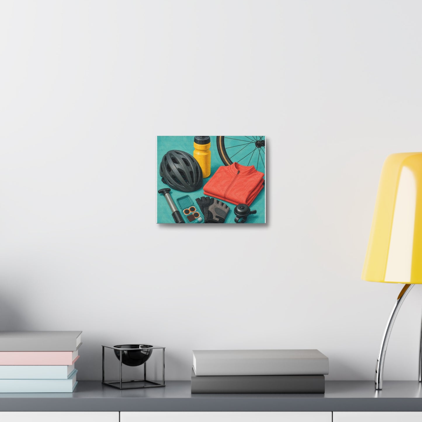 Colorful Cycling Gear Hobby Canvas Art