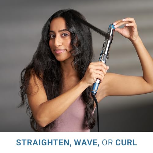 BaBylissPRO Nano Titanium Flat Iron Hair Straightener, 1" Prima Iconic Hair Straightener Iron & Curling Iron for Professional Salon Results and All Hair Types