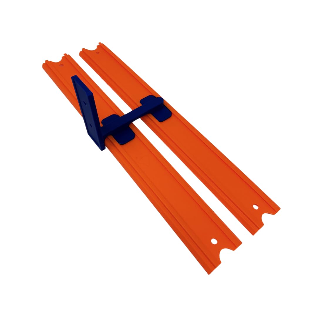 Racetrack Wall Connectors Compatible with Hot Wheels Tracks | Screw in or Adhesive Version | Create Epic RaceTracks | Made in USA