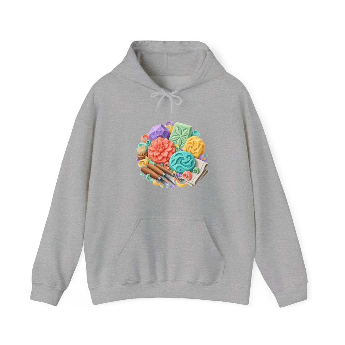 Colorful Soap Carving Workshop Hoodie