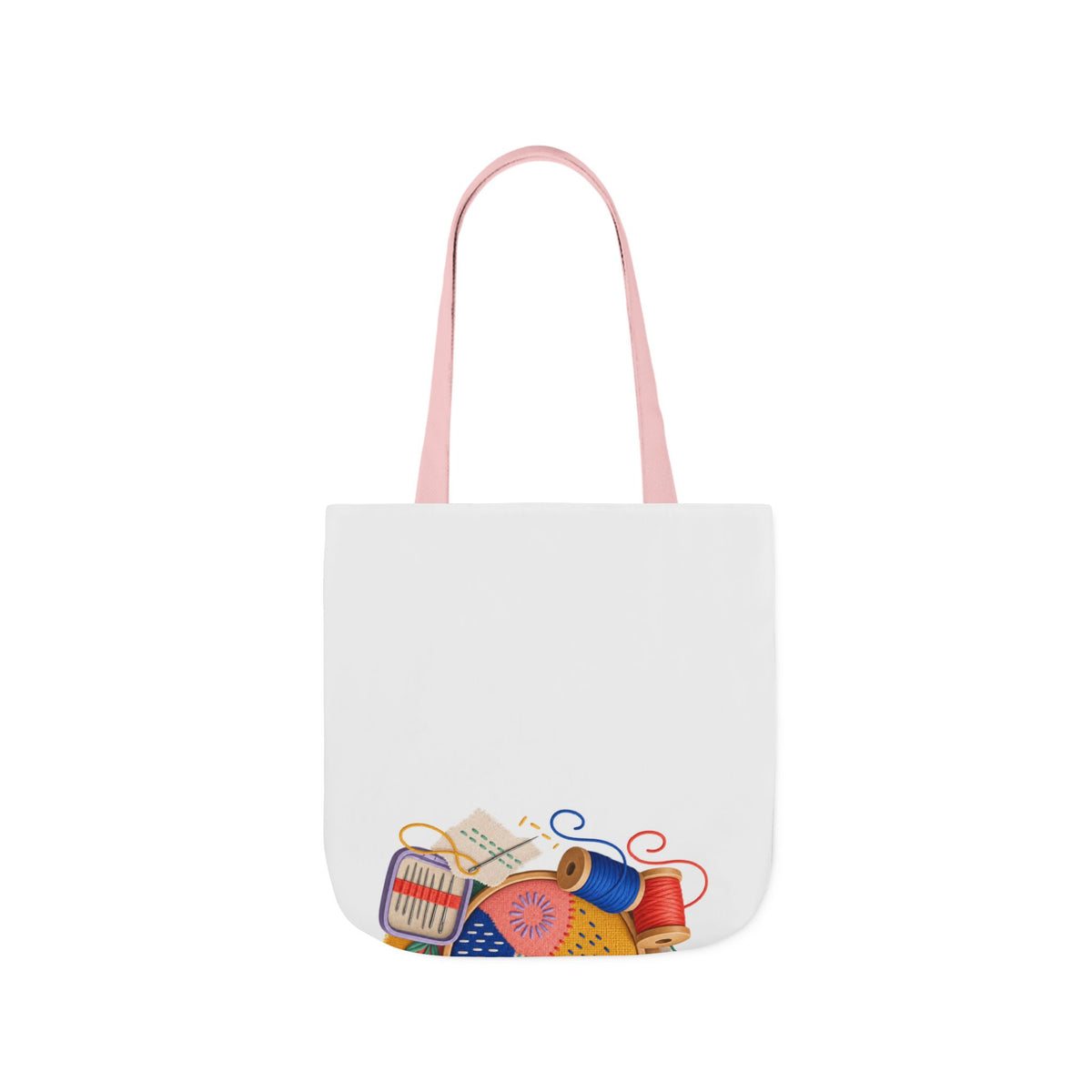 Colorful Visible Mending Workshop Tote Bag