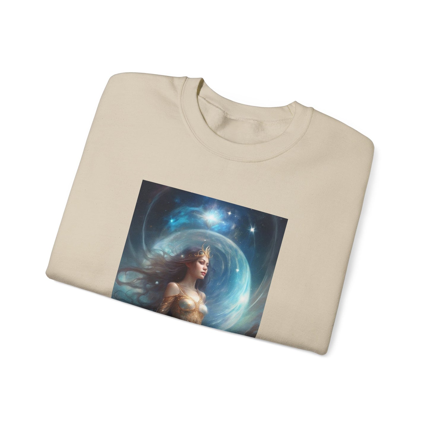 Lunar Celestial Queen Fantasy Portrait Sweatshirt