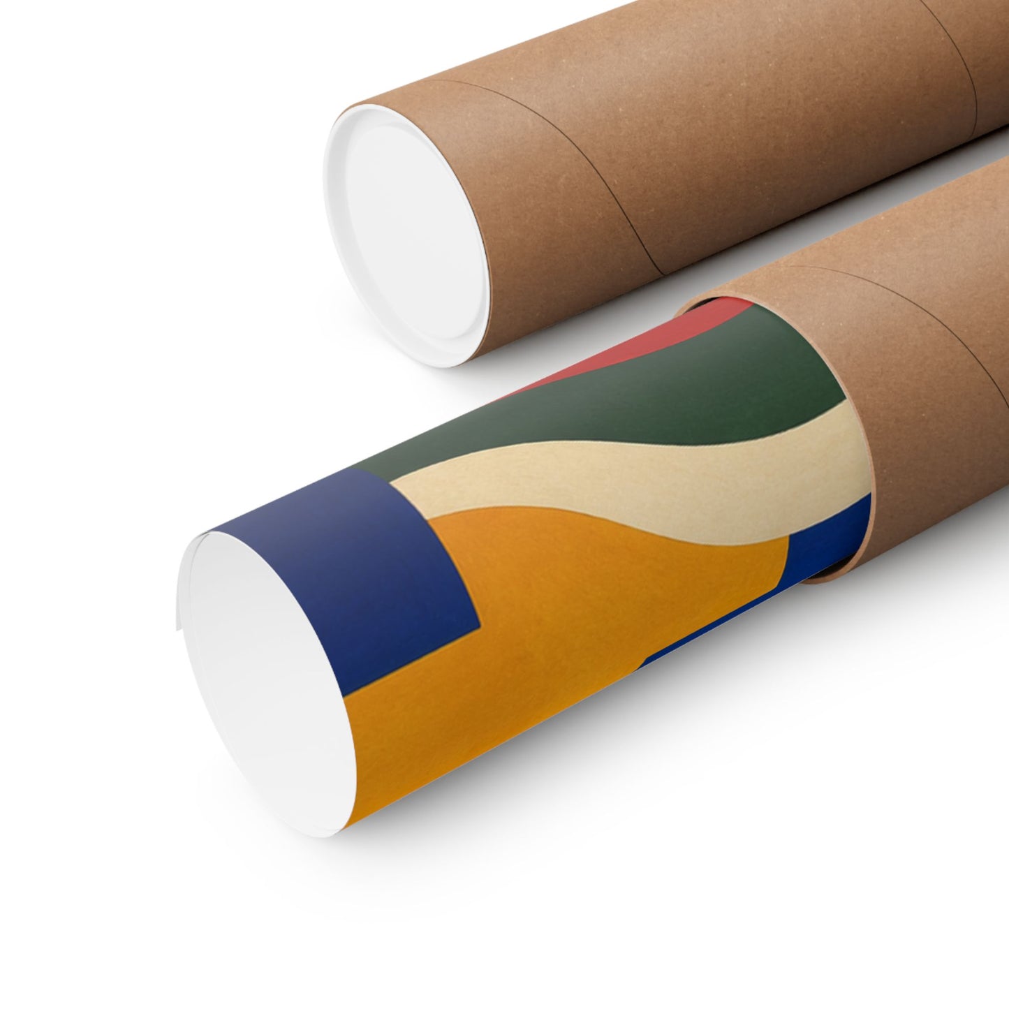 Bold Geometric Balance Abstract Art Poster