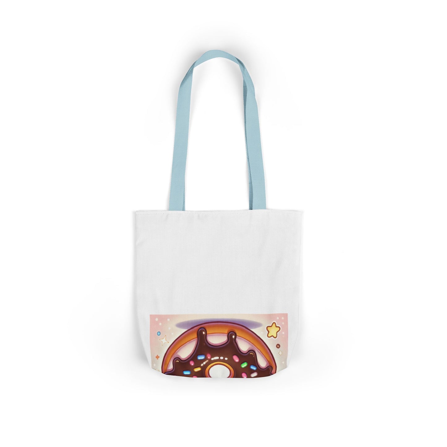 Kawaii Chocolate Donut Cute Dessert Art Tote Bag