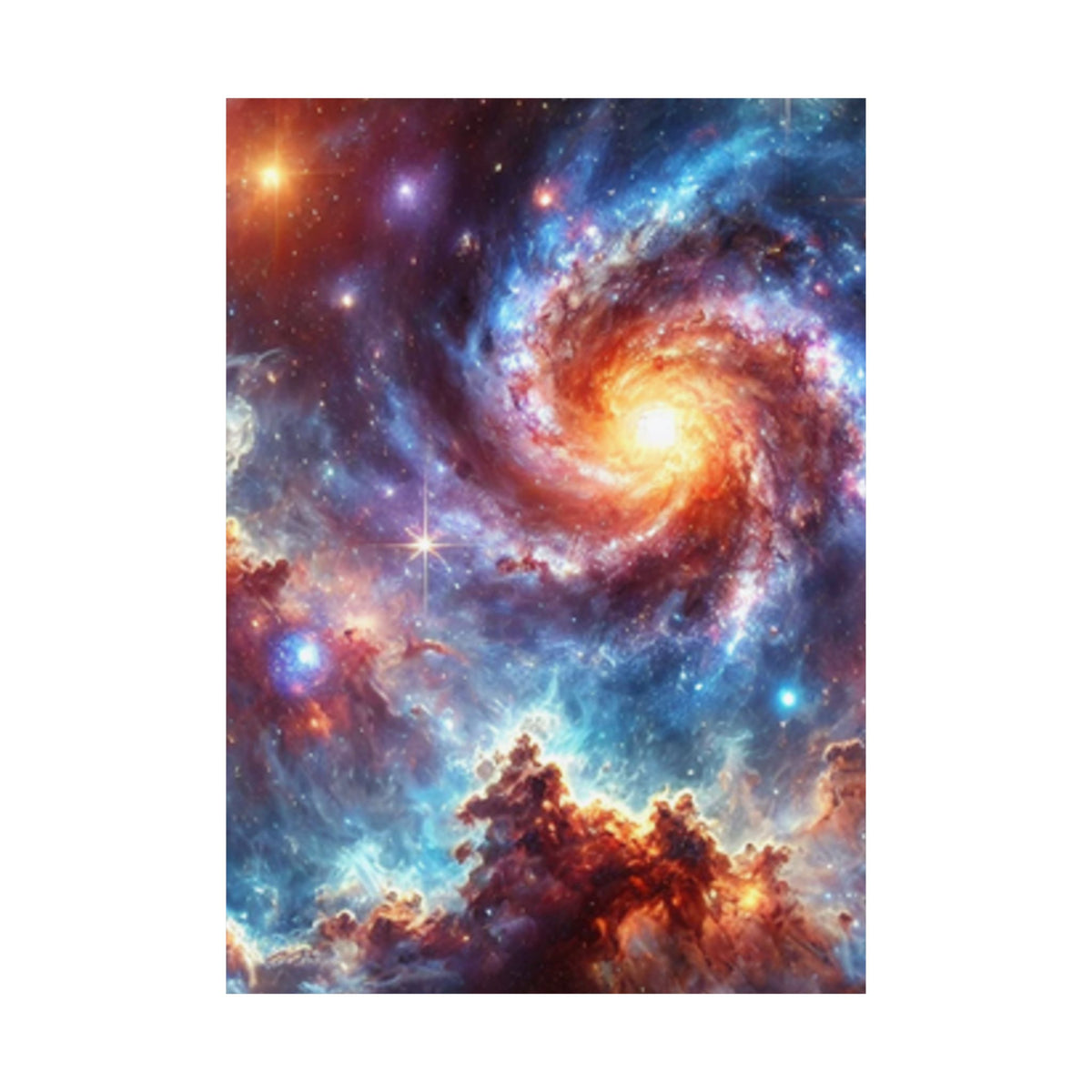 Galaxy Nebula Dreamscape Abstract Space Poster Wall Art Decor