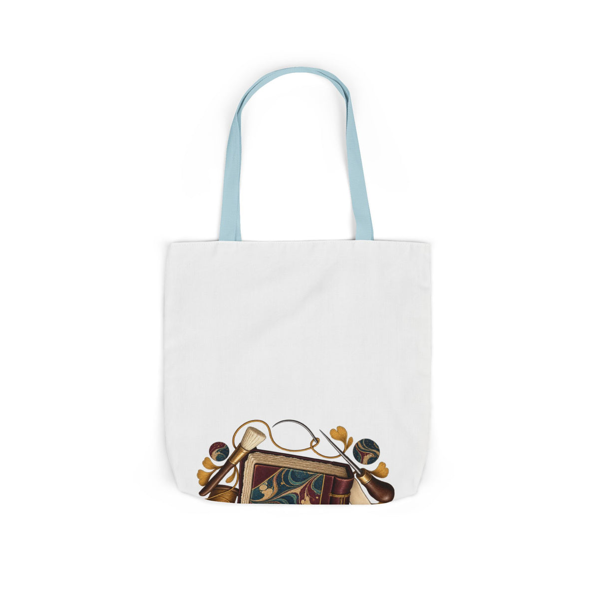 Traditional Marbled Bookbinding Workshop Tote Bag