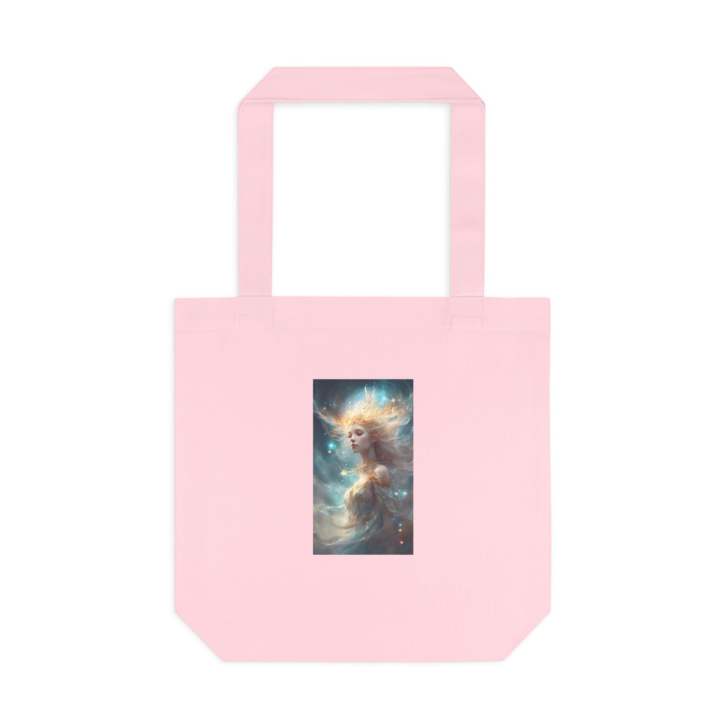 Solar Celestial Spirit Fantasy Portrait Tote Bag