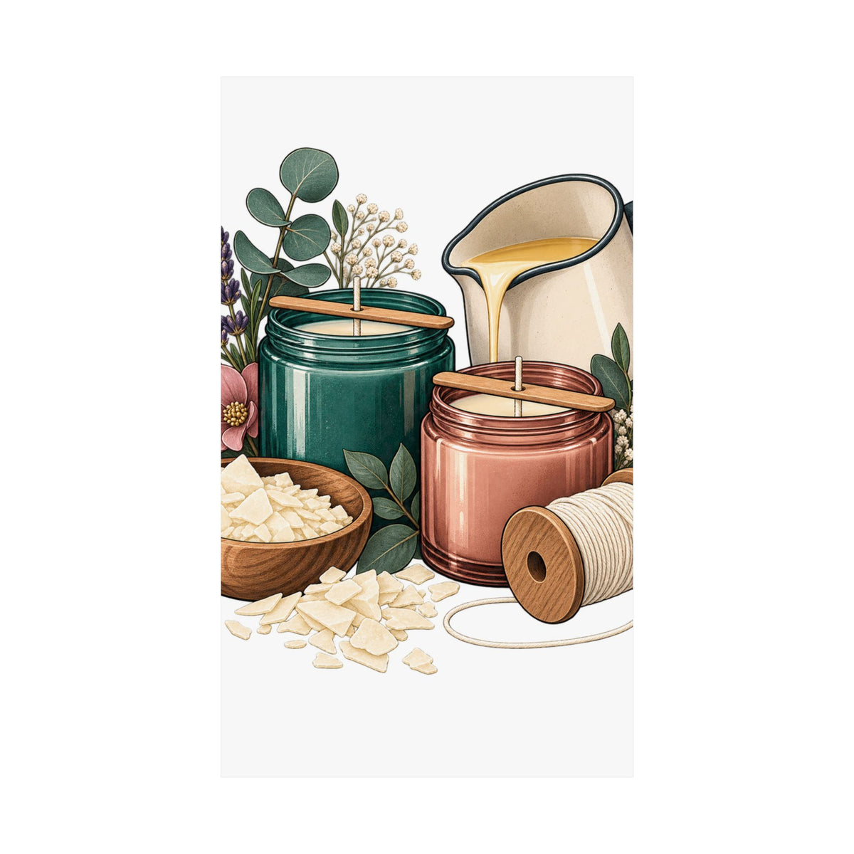 Artisan Candle Making Workshop Poster