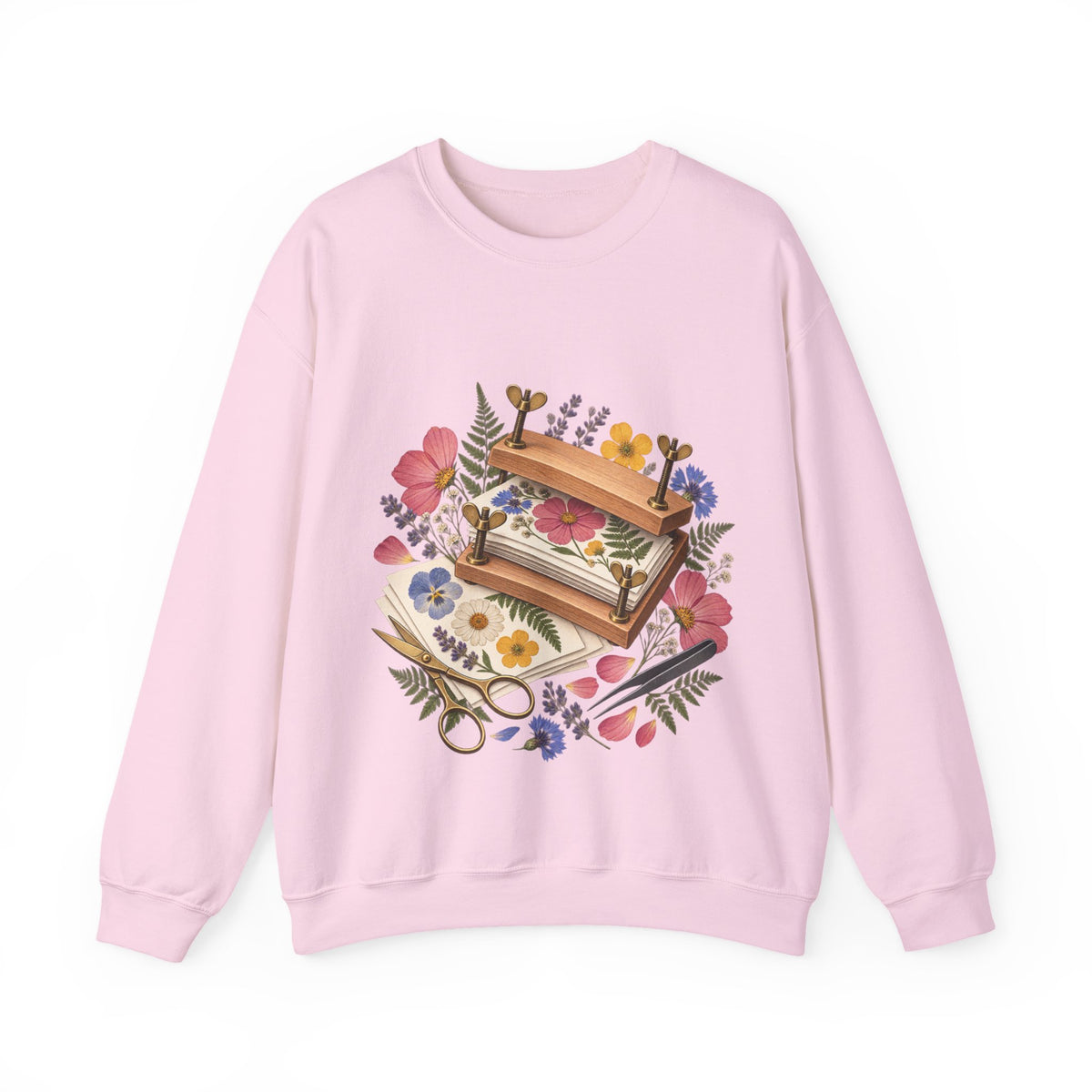 Botanical Flower Press Workshop Sweatshirt