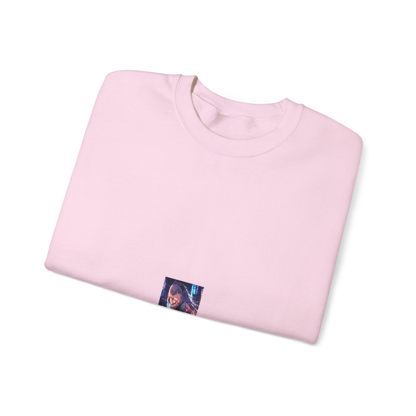 Anime City Night Heroine Portrait Soft Sweatshirt