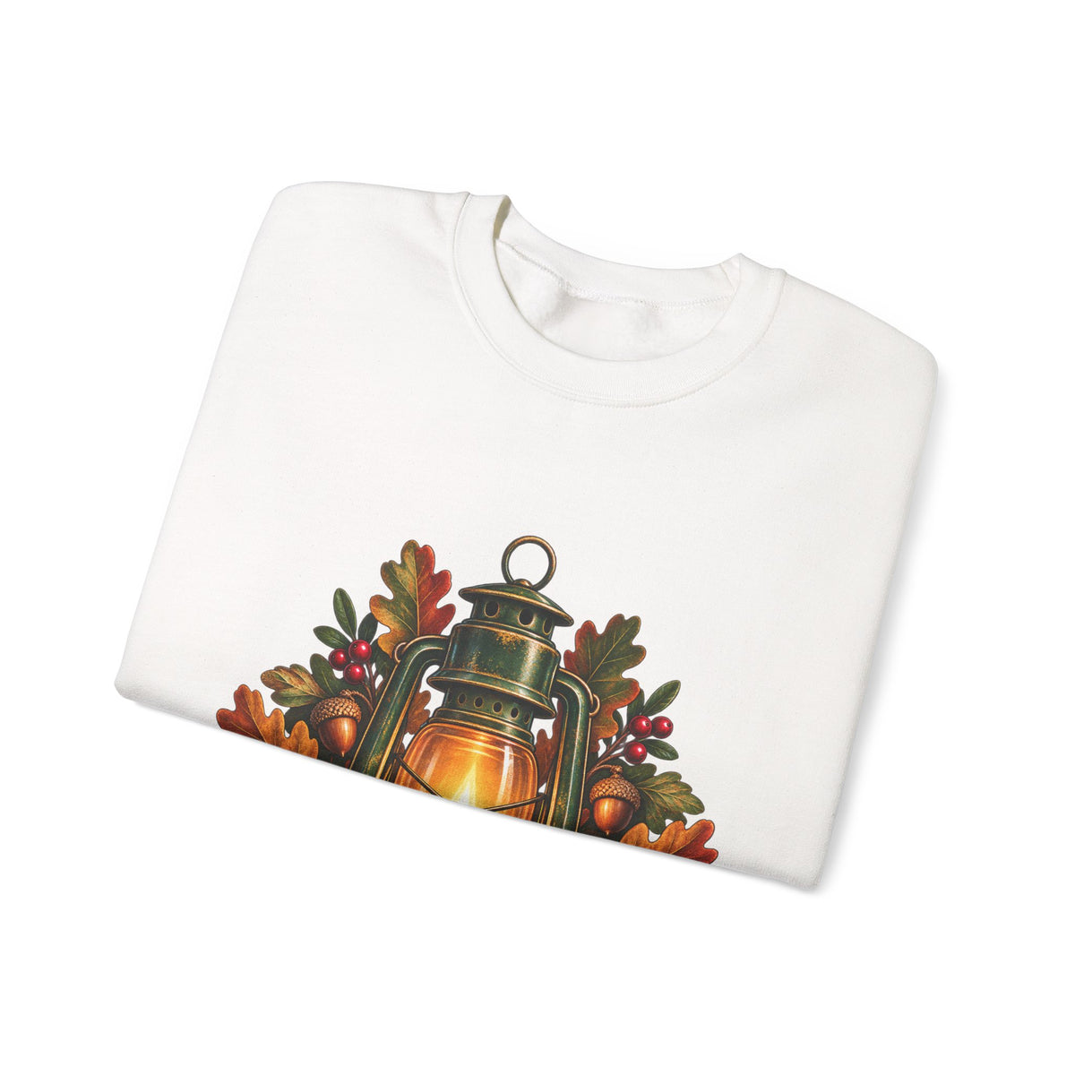 Autumn Oak Lantern and Acorns Sweatshirt