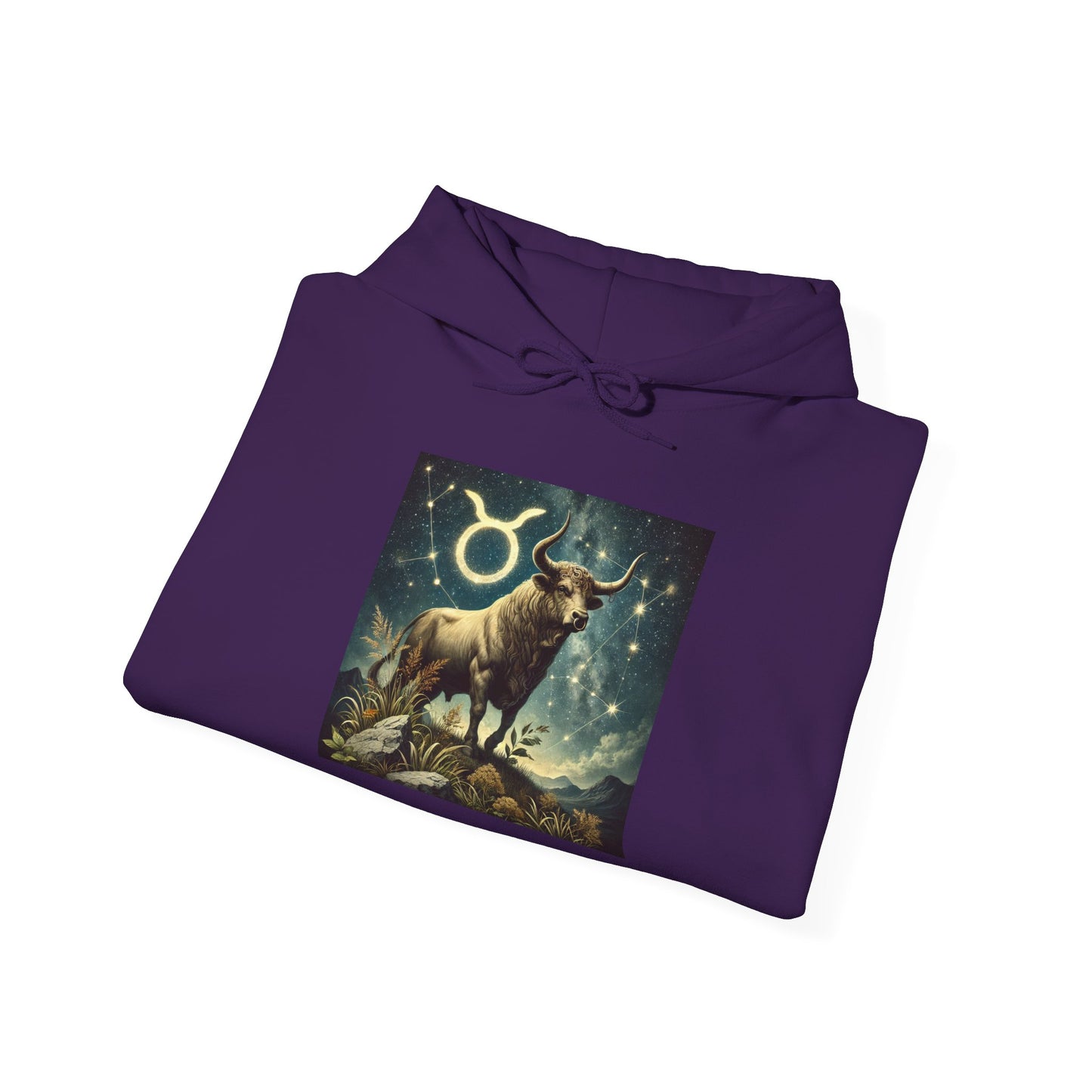Taurus Zodiac Sign Unisex Hooded Sweatshirt - Cozy Heavy Blend™ Hoodie with Stylish Astrological Design - Great Gift Idea!