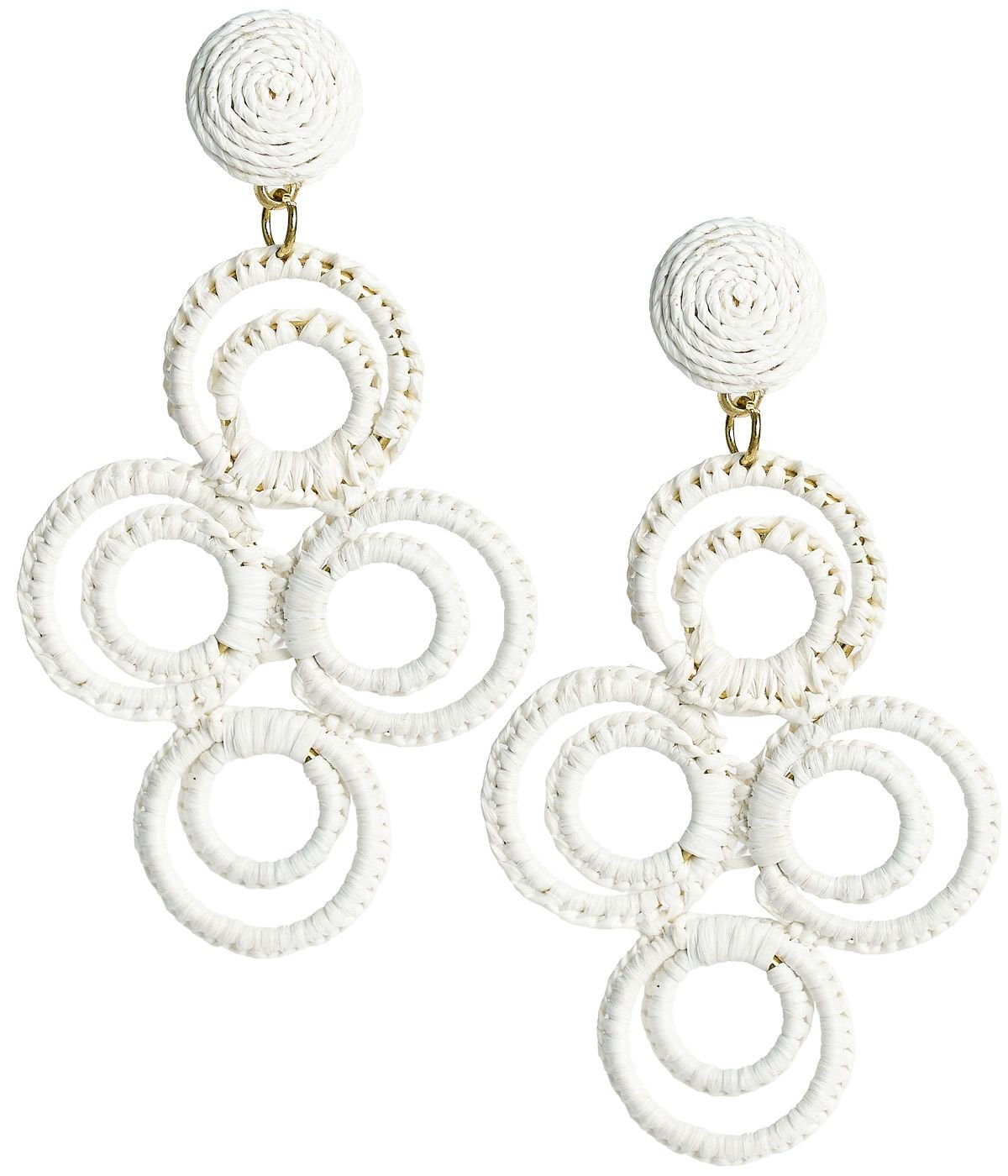 Chloe Raffia  - Drop Earring