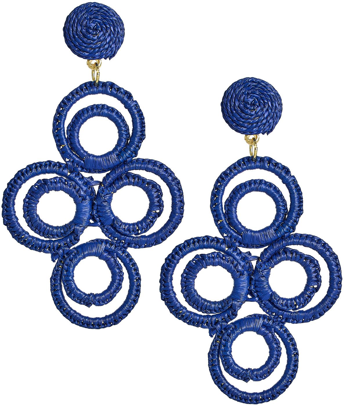 Chloe Raffia  - Drop Earring