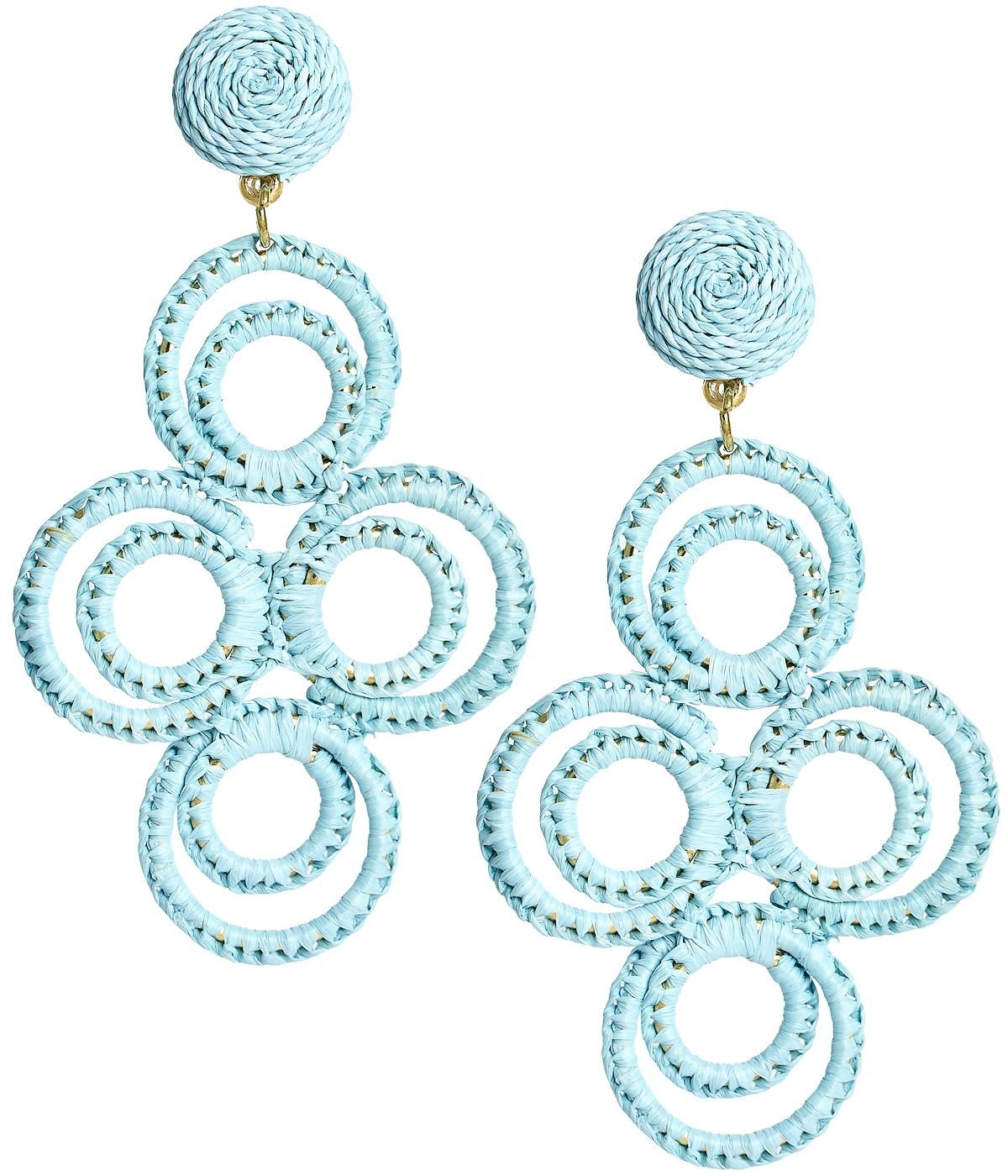 Chloe Raffia  - Drop Earring