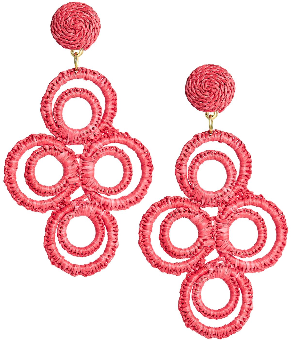 Chloe Raffia  - Drop Earring