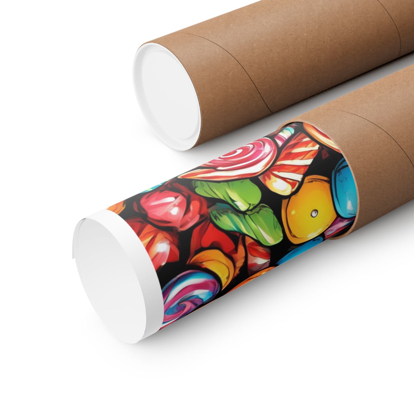 Colorful Candy Pattern Sweets Gift Art Poster