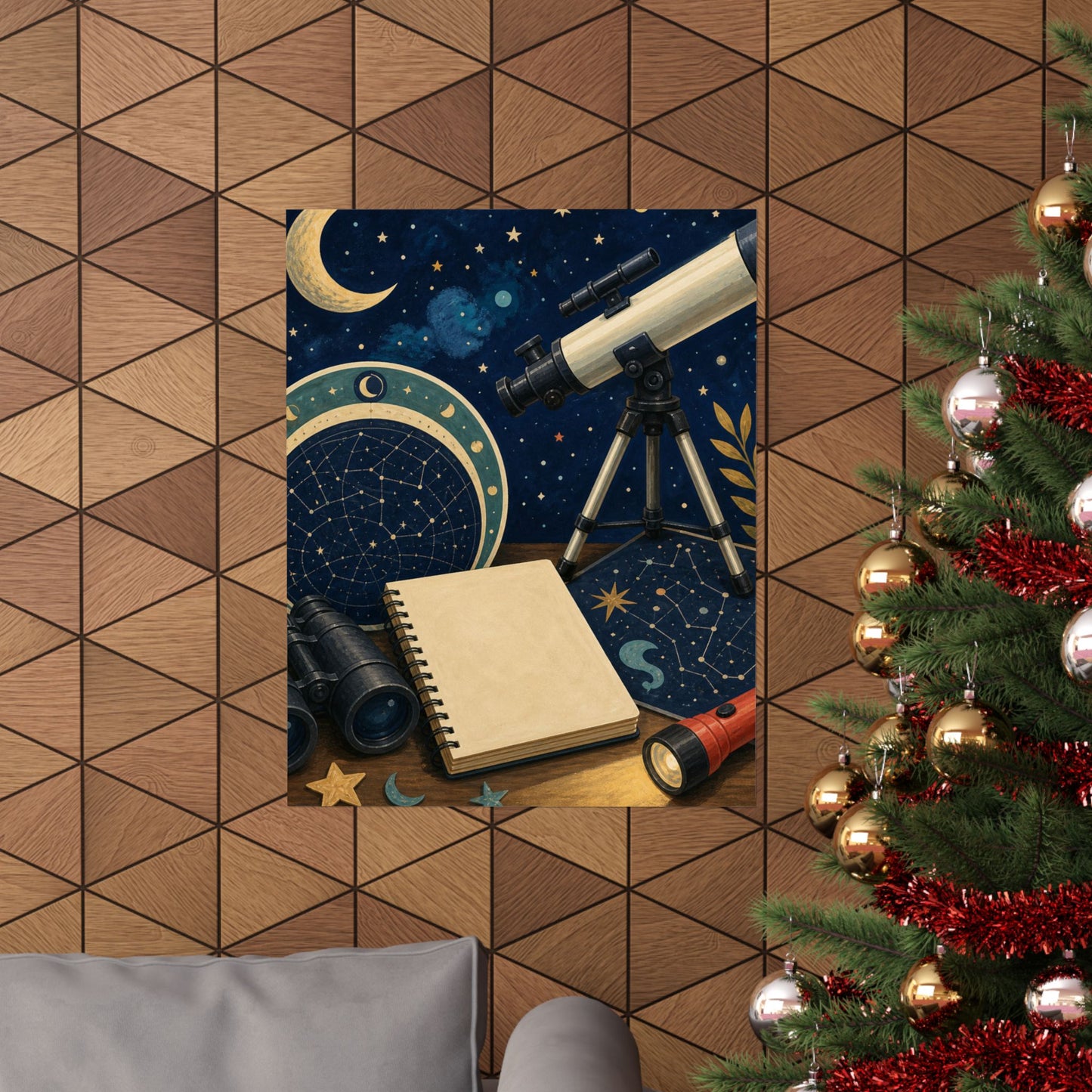 Classic Stargazing Astronomy Hobby Poster