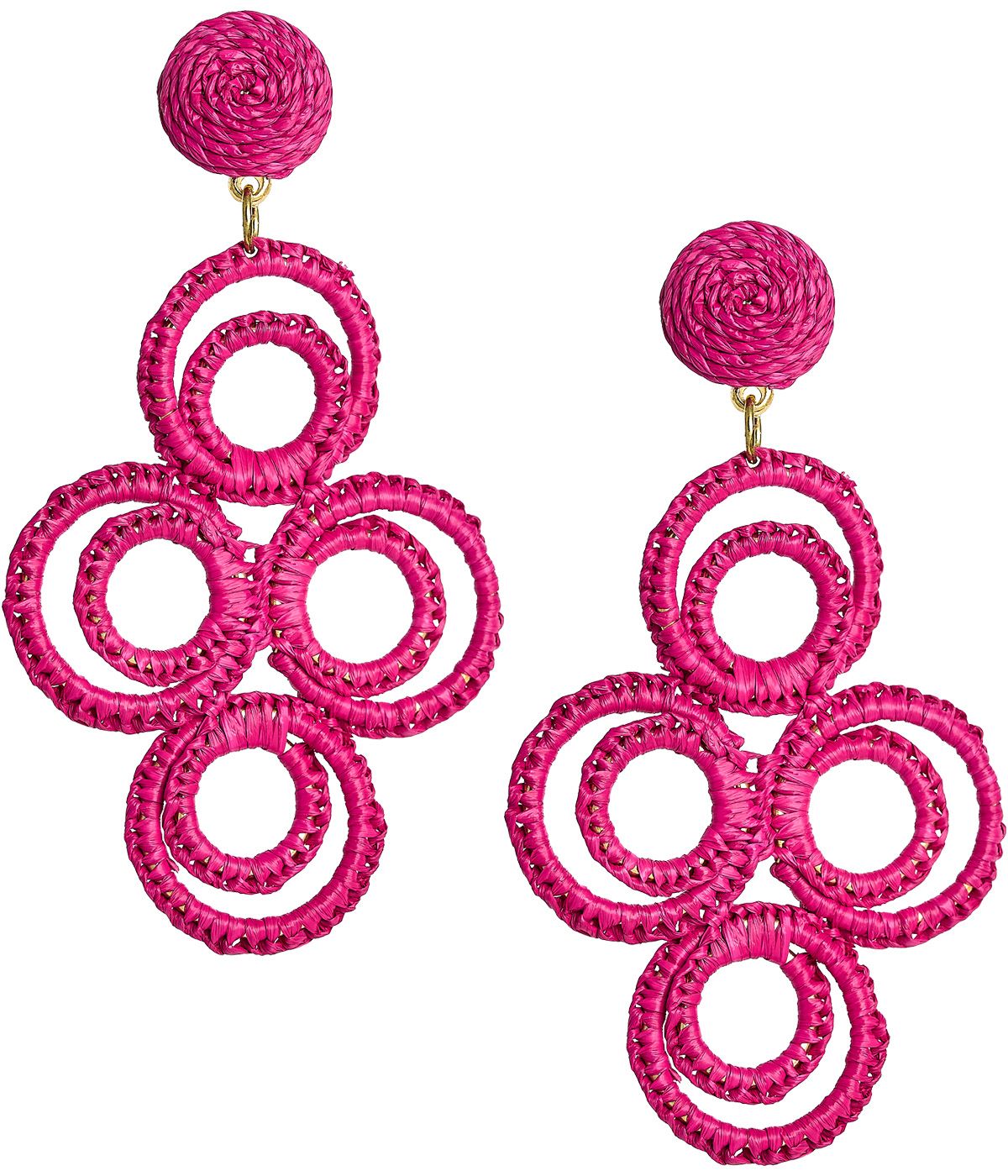 Chloe Raffia  - Drop Earring