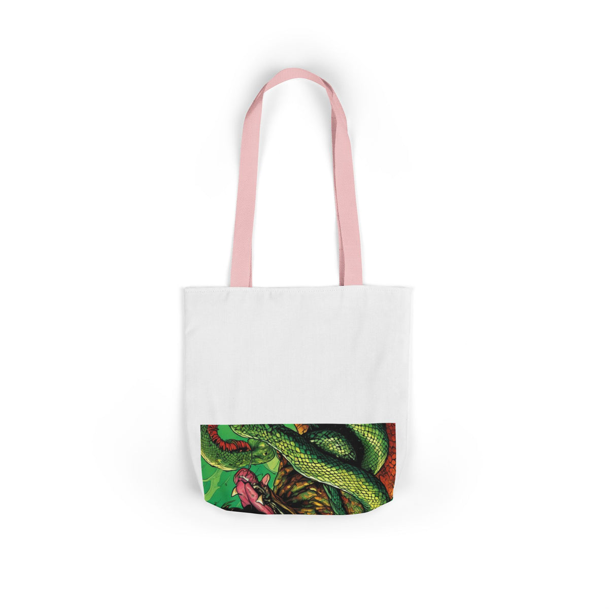 Serpent Guardian Dog Bold Fantasy Creature Tote Bag
