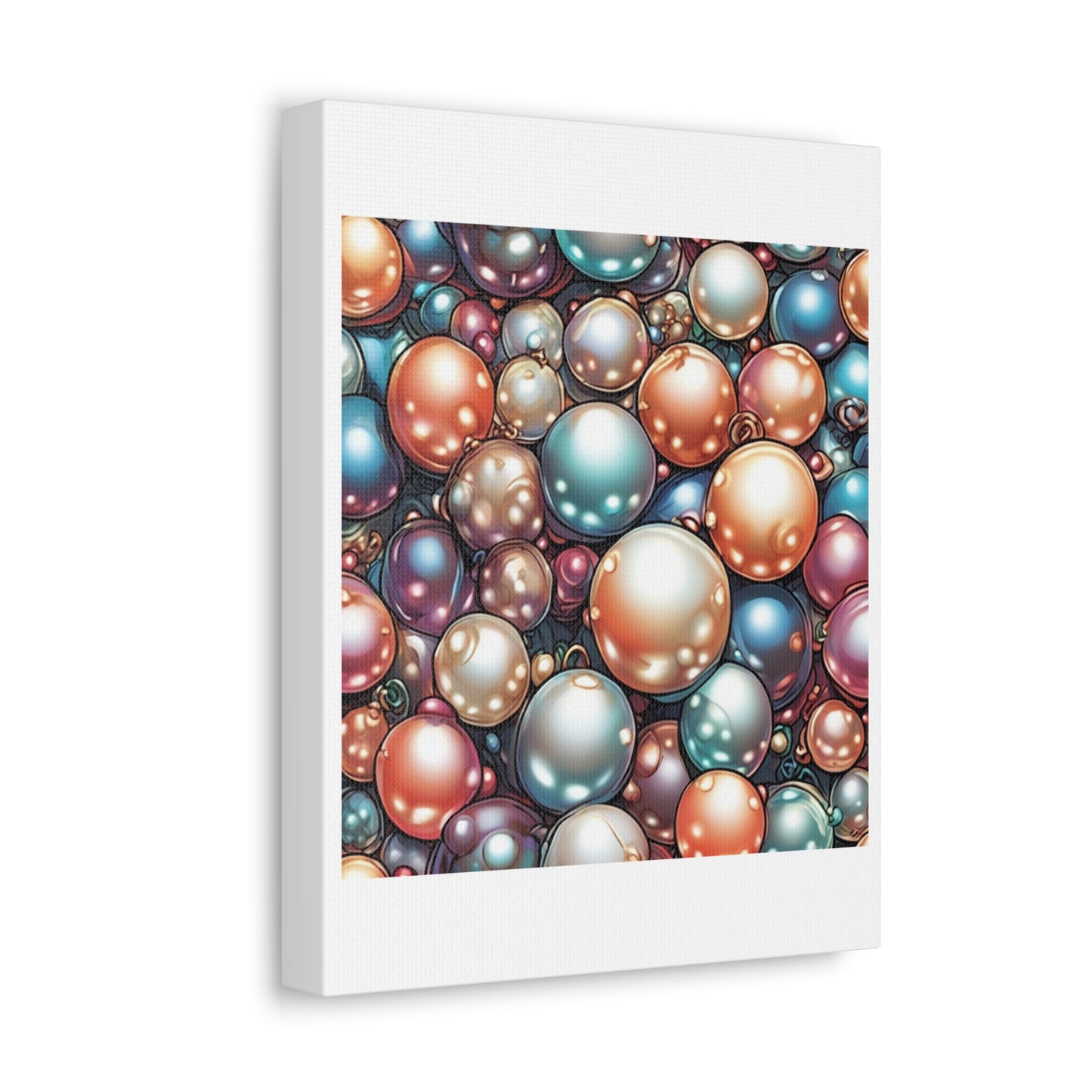 Glossy Orb Marble Abstract Gift Art Canvas