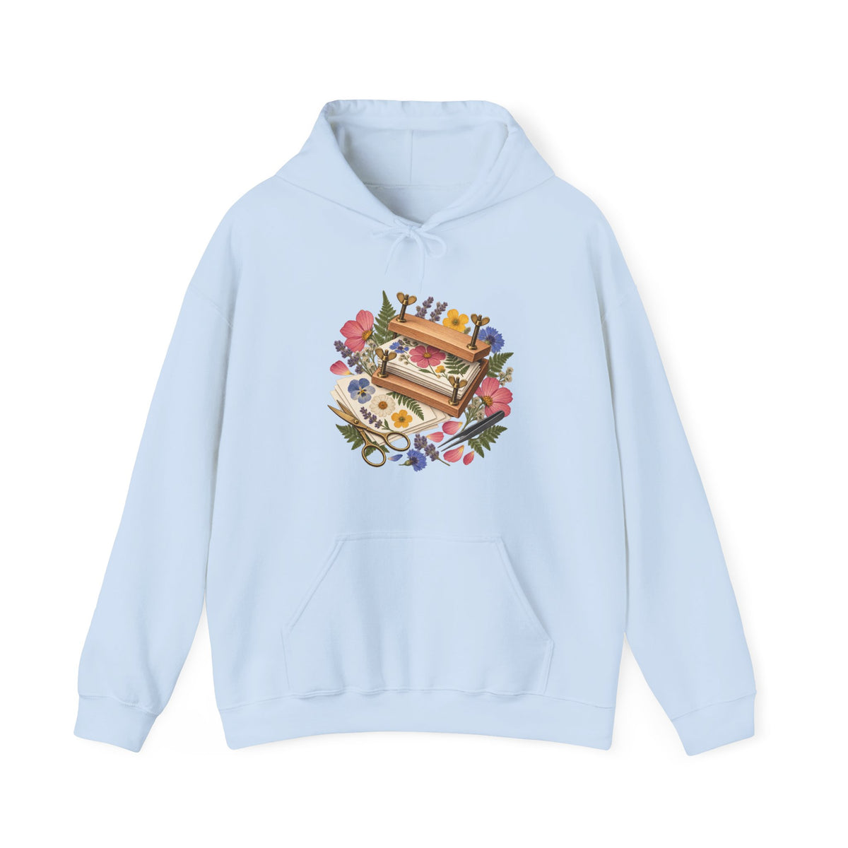 Botanical Flower Press Workshop Hoodie