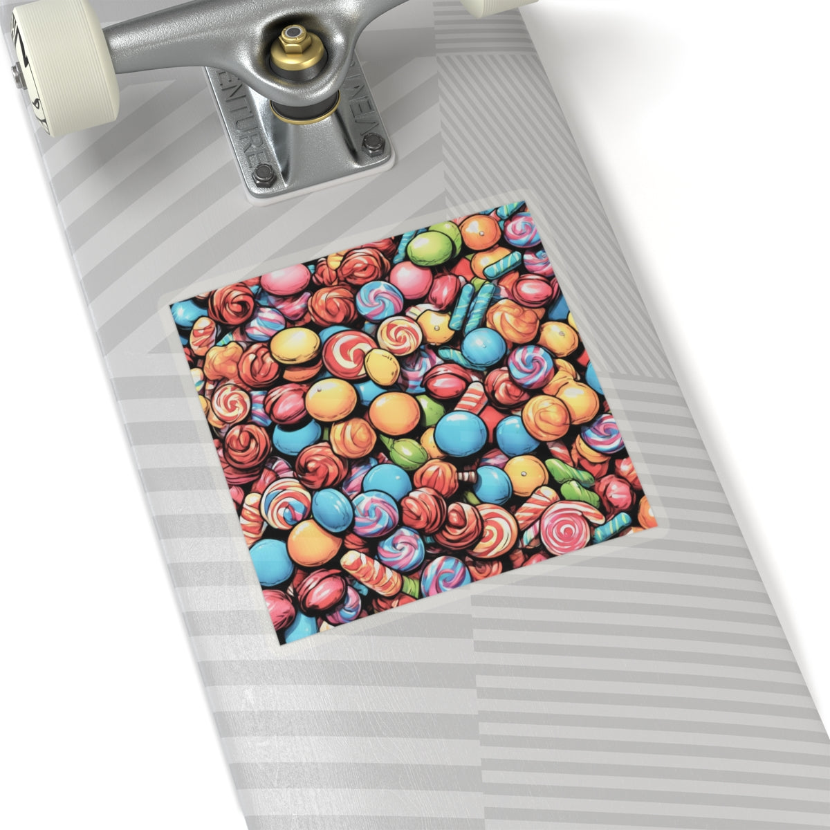 Colorful Candy Pattern Sweets Gift Art Sticker
