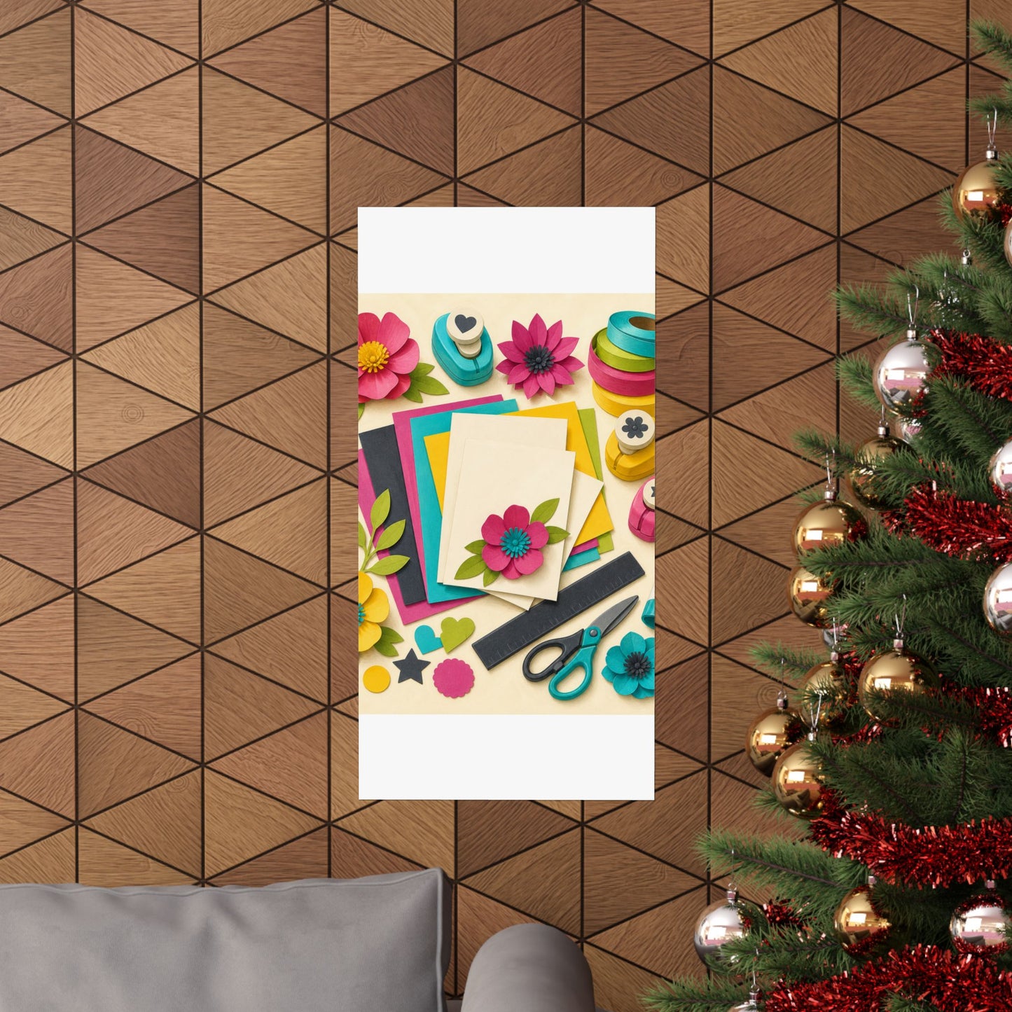 Bright Paper Crafting Hobby Poster
