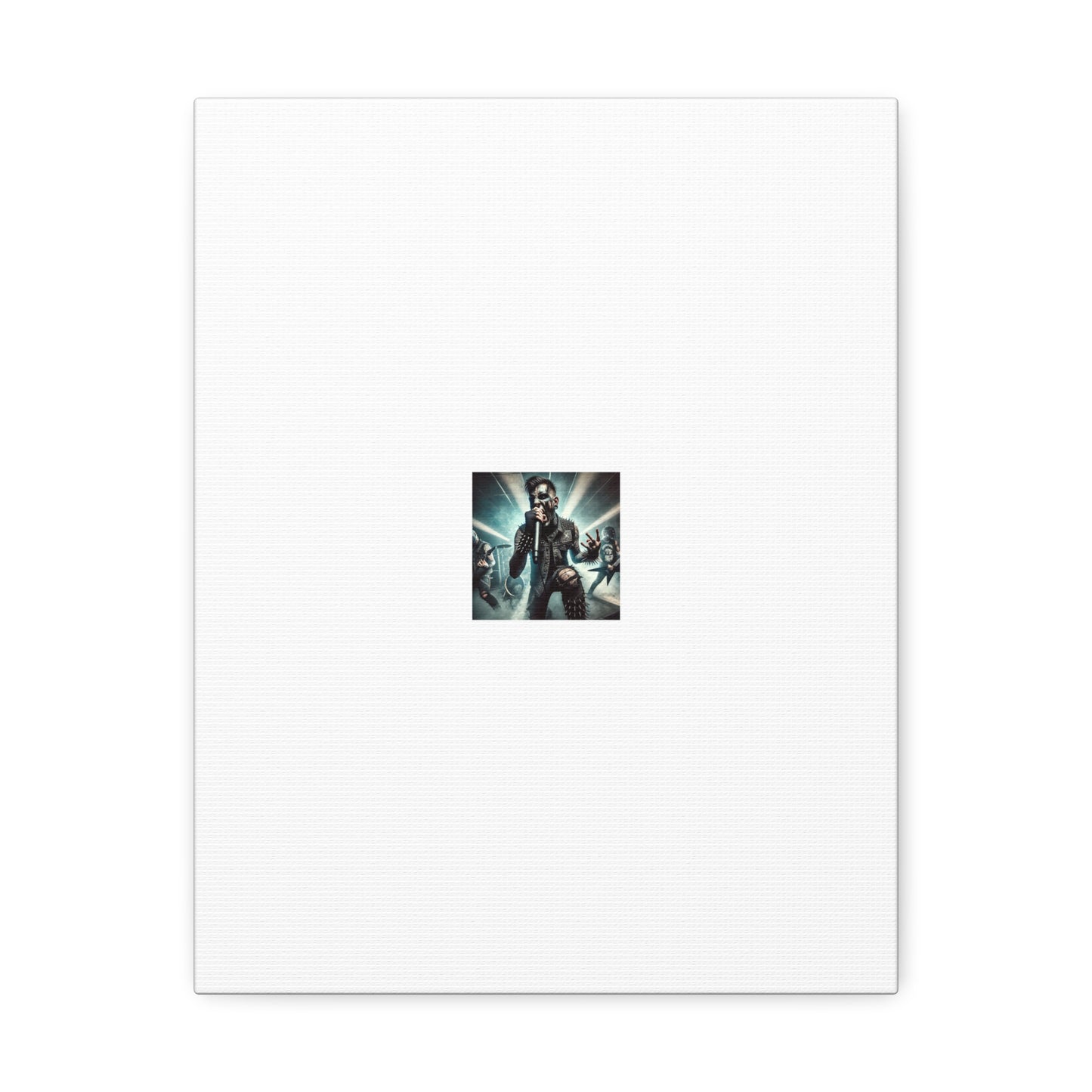 Punk Rock Vocalist Stage Energy Music Room Canvas Art