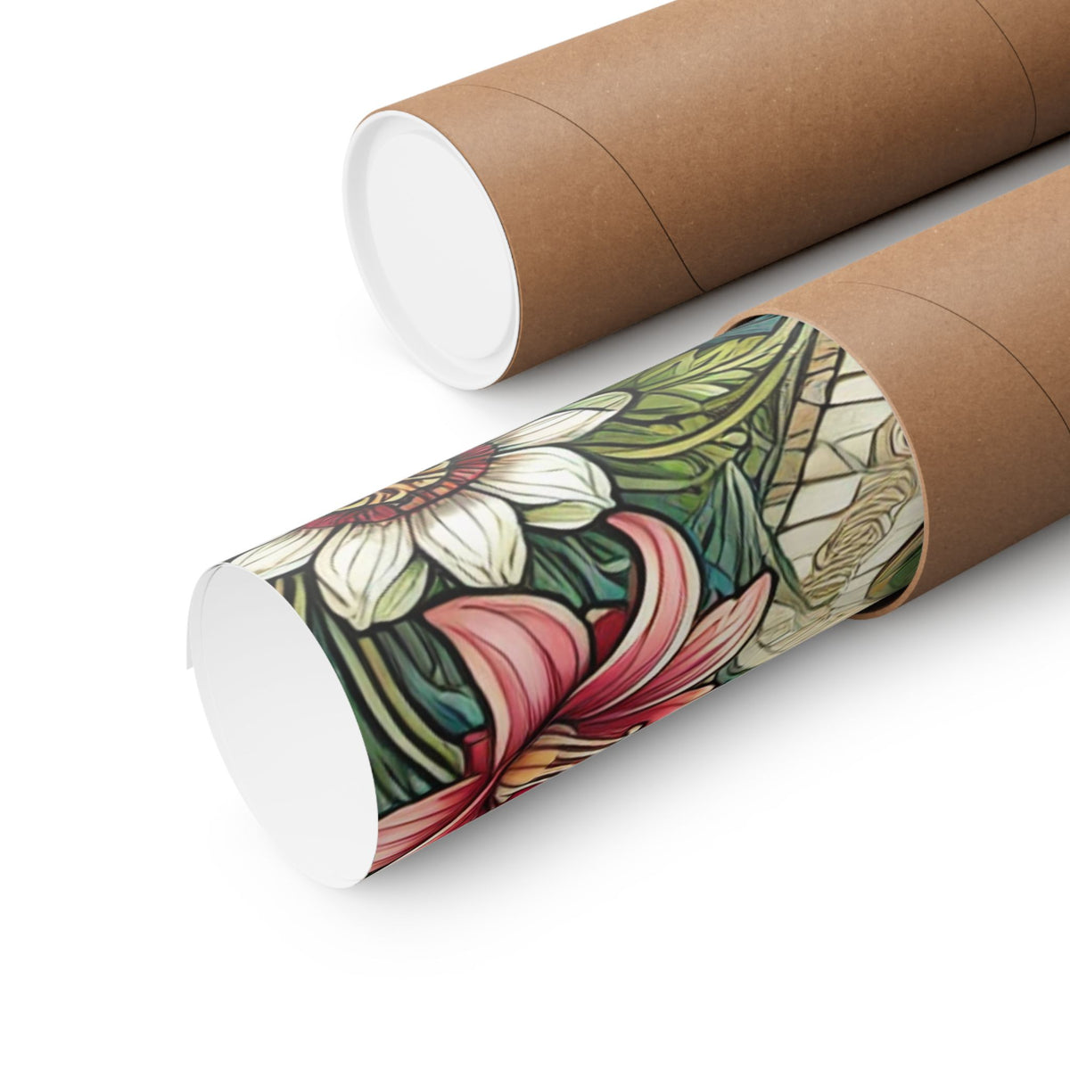 Botanical Gazebo Garden Art Nouveau Wall Art Poster