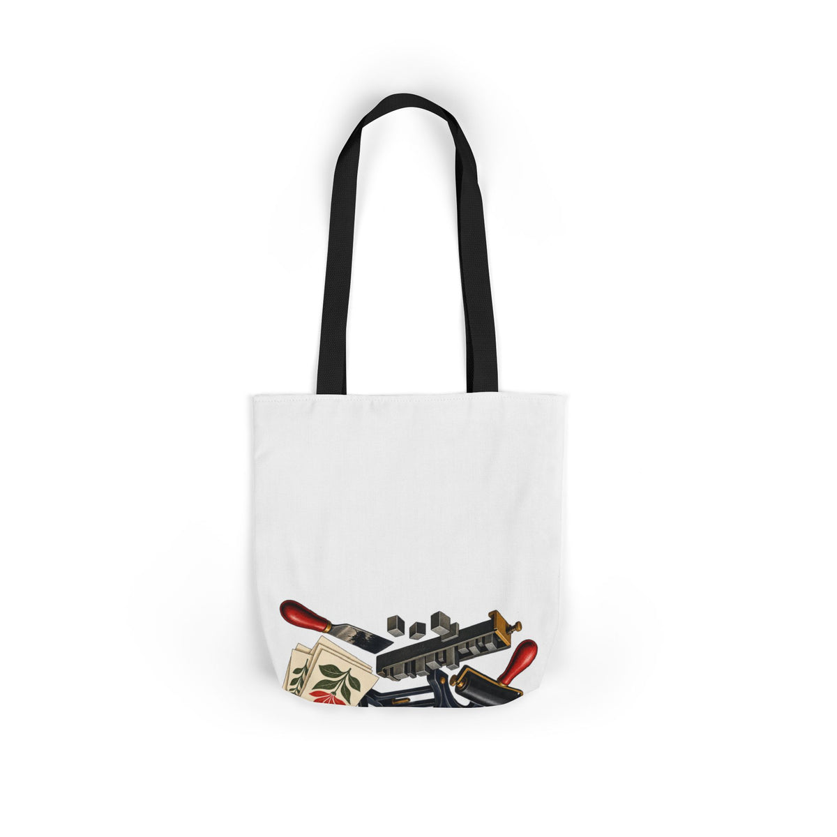 Botanical Letterpress Printshop Tote Bag