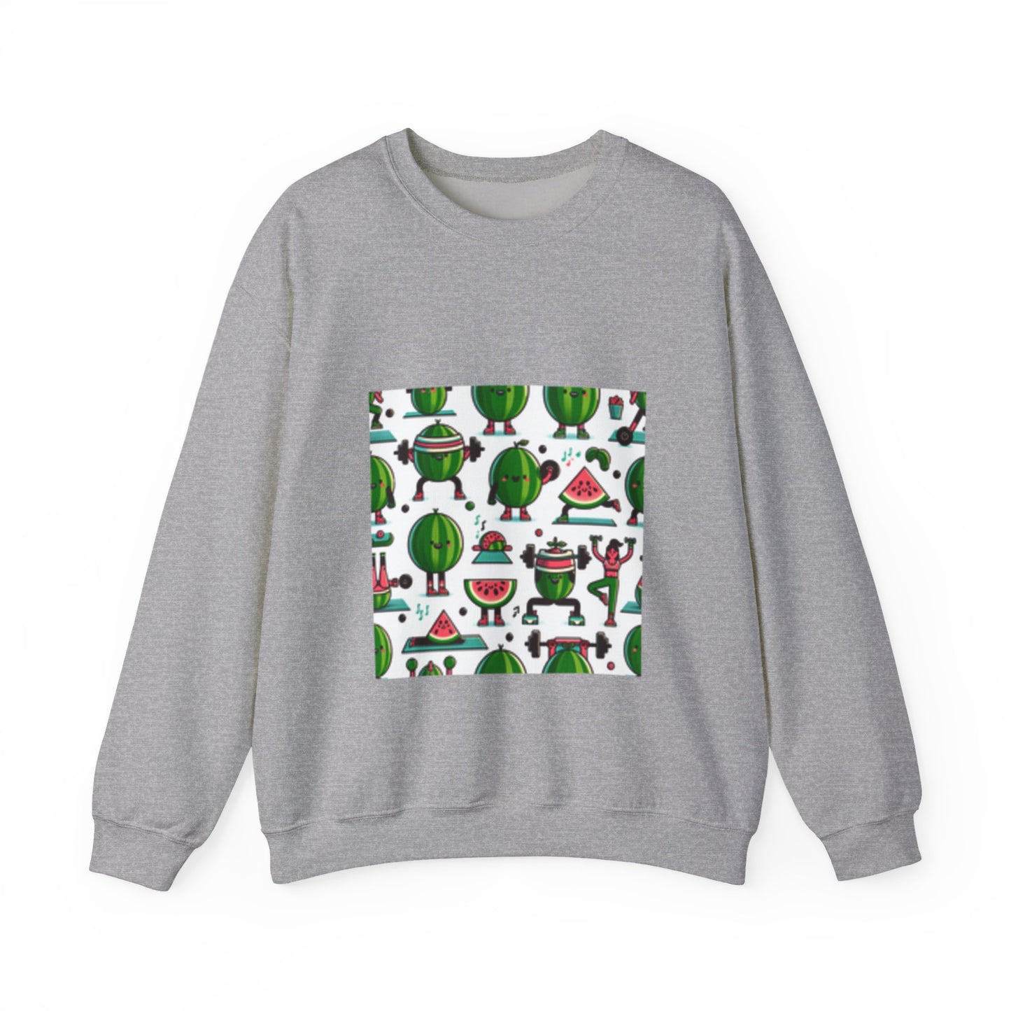 Watermelon Workout Club Cute Food Fitness Sweatshirt