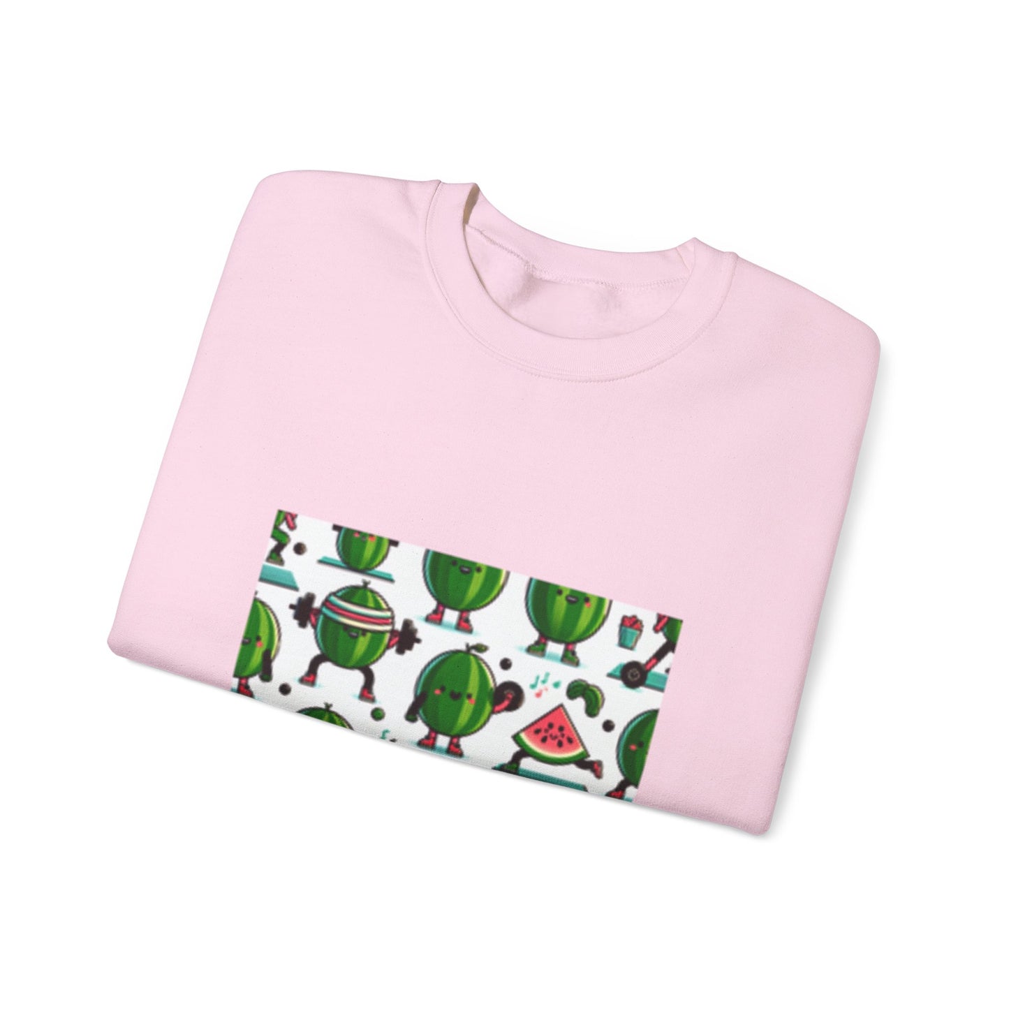 Watermelon Workout Club Cute Food Fitness Sweatshirt