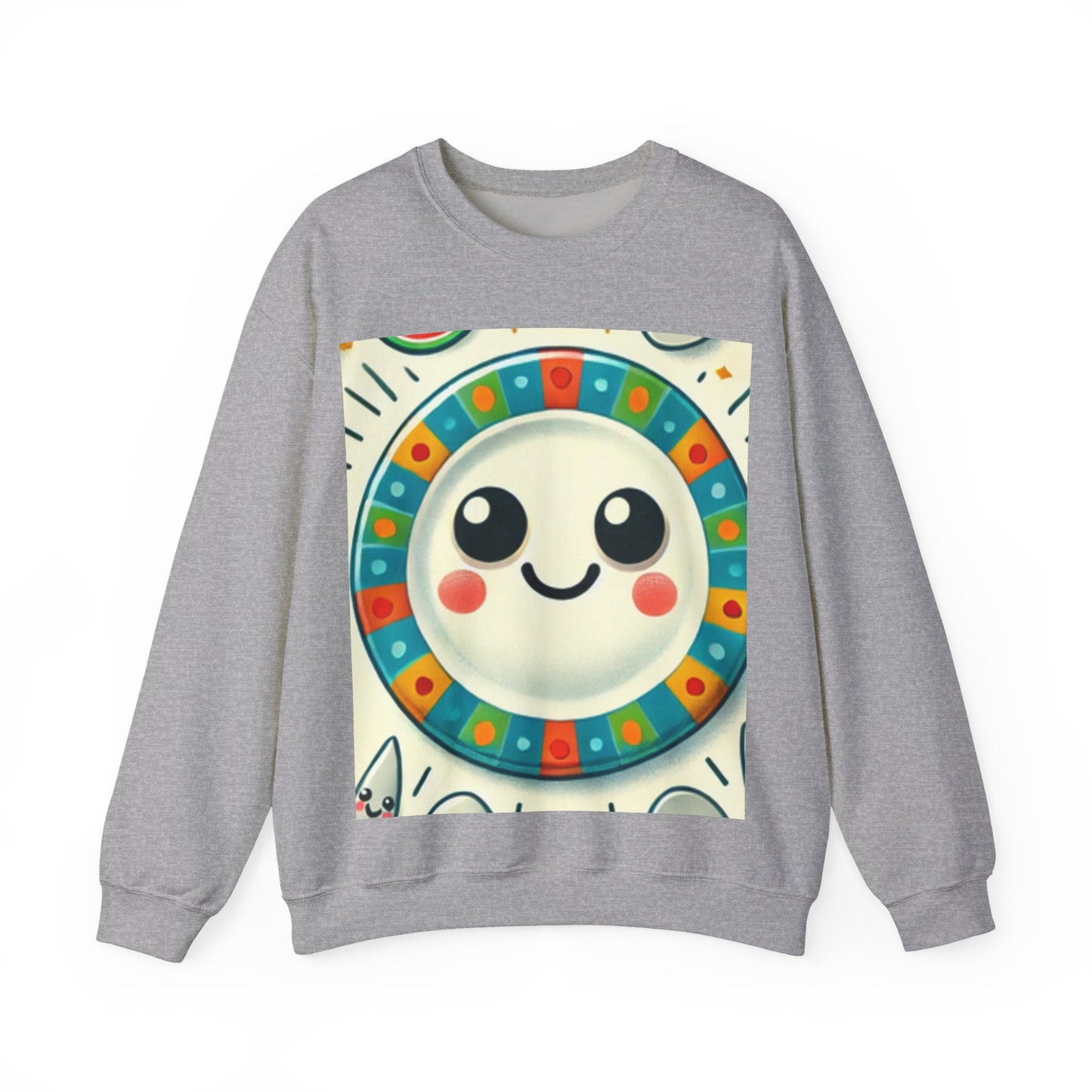 Happy Little Kitchen Club Kawaii Food Lover Crew Sweatshirt Gift Art
