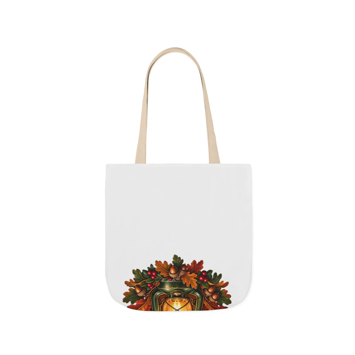 Autumn Oak Lantern and Acorns Tote Bag