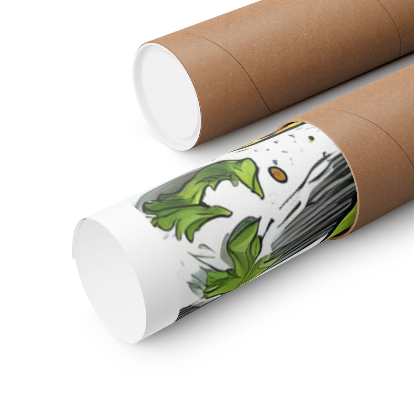 Bold Taco Illustration Foodie Gift Art Poster