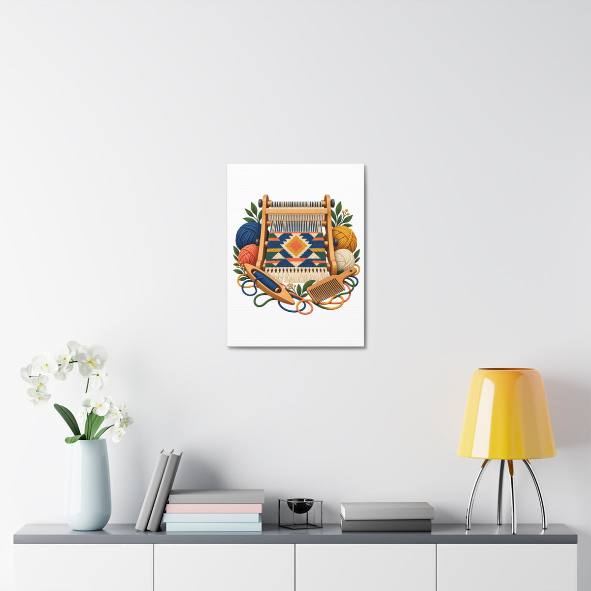 Geometric Hand Weaving Workshop Canvas